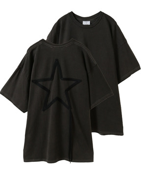 PIGMENT DYE SPINDLE STAR★ TEE
