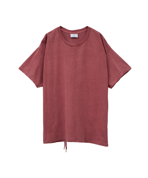 PIGMENT DYE SPINDLE STAR★ TEE 詳細画像 レッド 1
