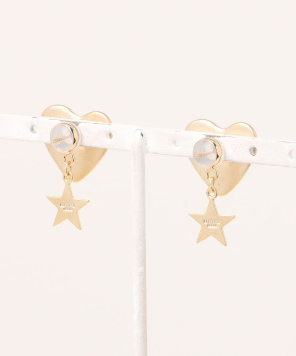 HEART STAR★ PIERCE EARRINGS 詳細画像 4