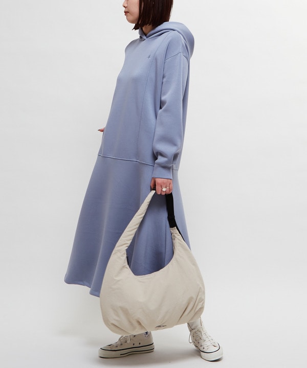 2WAY NYLON GATHER MOON SHOULDER BAG 詳細画像 3