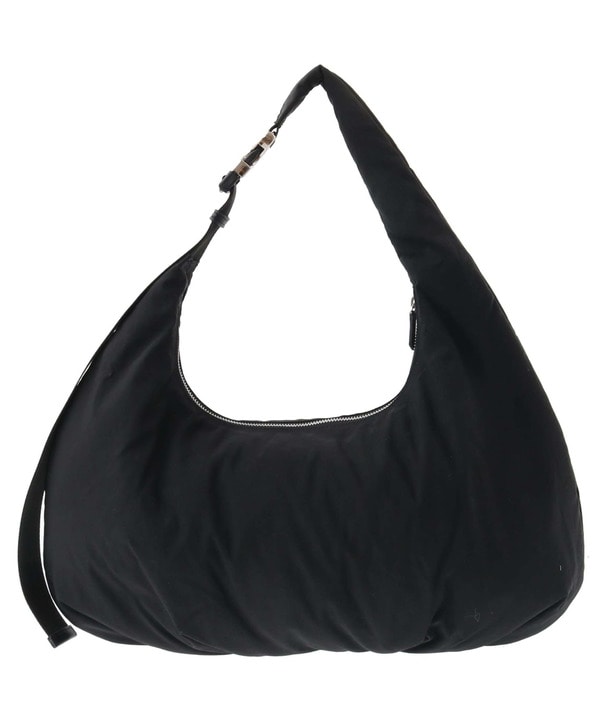 2WAY NYLON GATHER MOON SHOULDER BAG 詳細画像 7