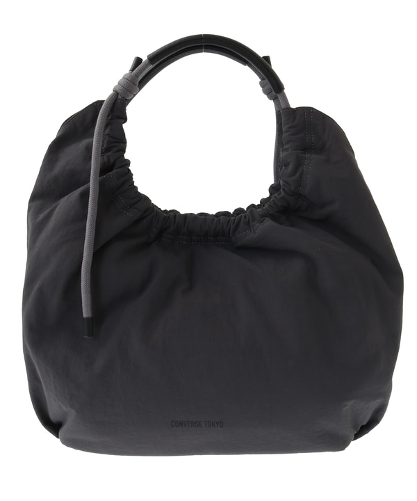 ROPE HANDLE GATHERED TOTE BAG (LARGE) 詳細画像 チャコールグレー 1