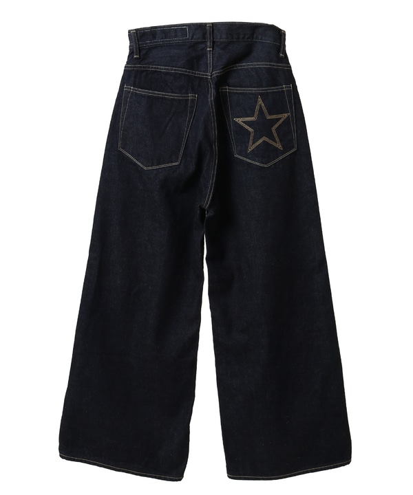 【KURO】WIDE DENIM PANTS INDIGO (WOMEN'S) 詳細画像 15
