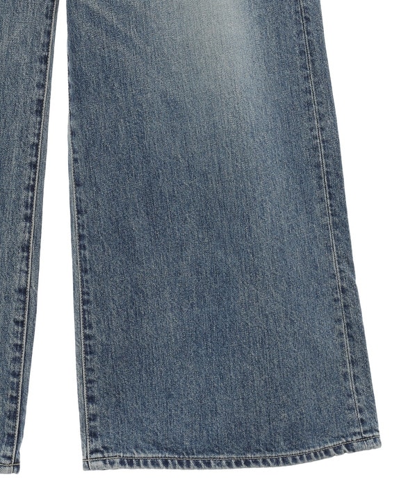 【KURO】WIDE DENIM PANTS LIGHT INDIGO (WOMEN'S) 詳細画像 15