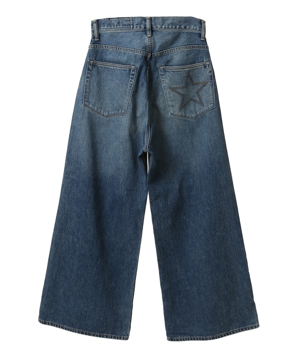 【KURO】WIDE DENIM PANTS LIGHT INDIGO (WOMEN'S) 詳細画像 23