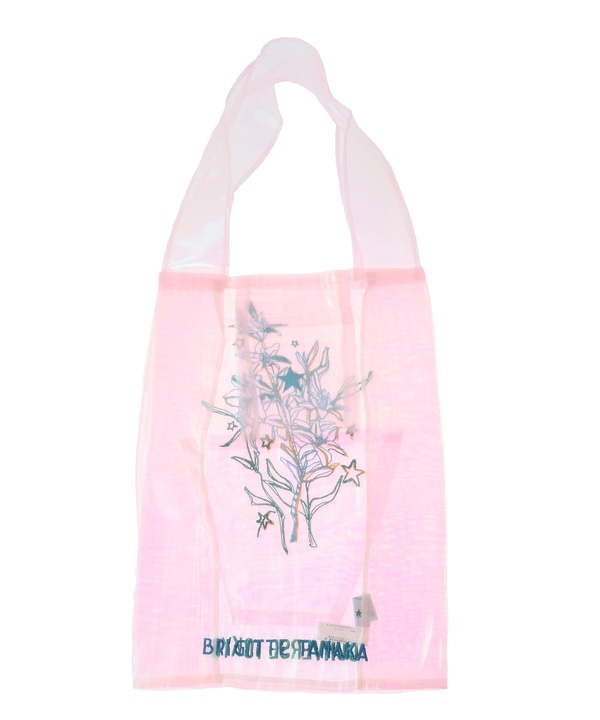 【BRIGITTE TANAKA】FLOWER EMBROIDERED AURORA TOTE BAG 詳細画像 4