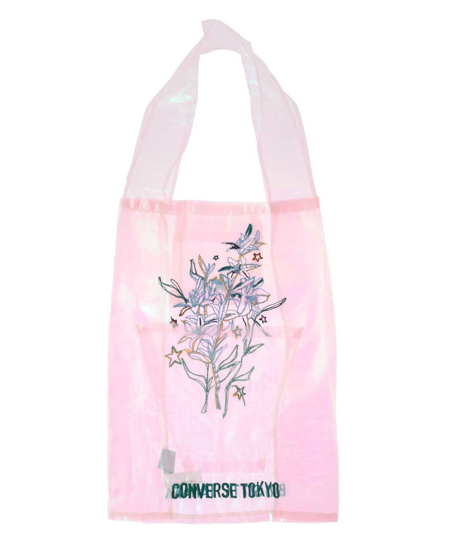 BRIGITTE TANAKA】FLOWER EMBROIDERED AURORA TOTE BAG
