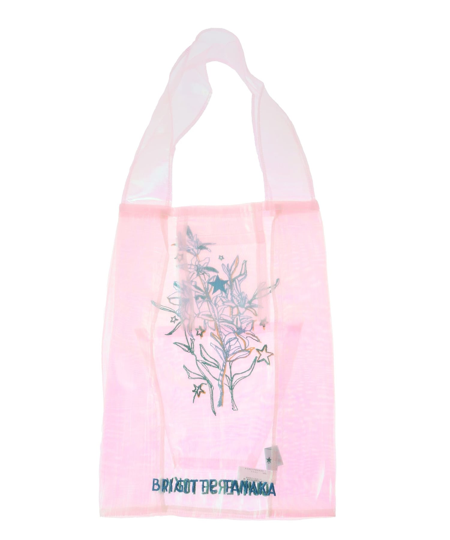 BRIGITTE TANAKA】FLOWER EMBROIDERED AURORA TOTE BAG