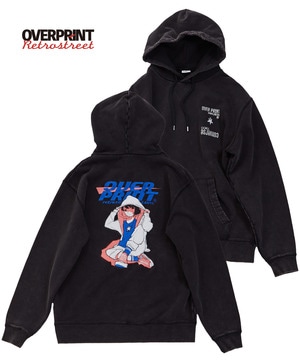 【over print】STREET GIRL HOODIE (mamoru)