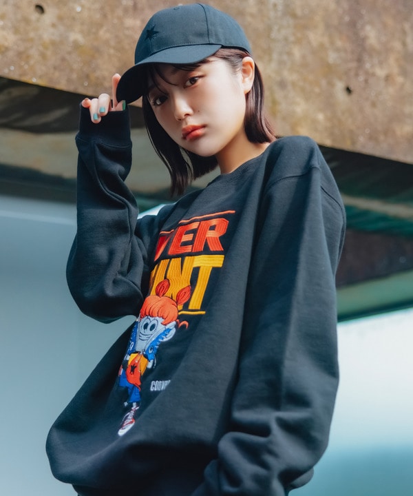 【over print】STREET GIRL SWEAT (ZERO ZERO HERO) 詳細画像 1