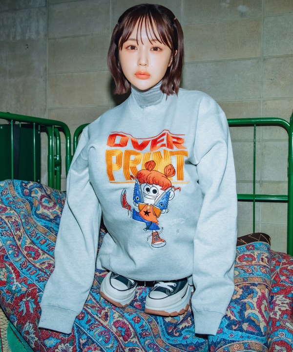 【over print】STREET GIRL SWEAT (ZERO ZERO HERO) 詳細画像 7