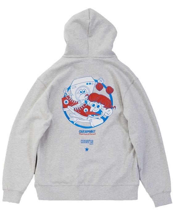 【over print】WASHING MACHINE HOODIE (ZERO ZERO HERO) 詳細画像 5