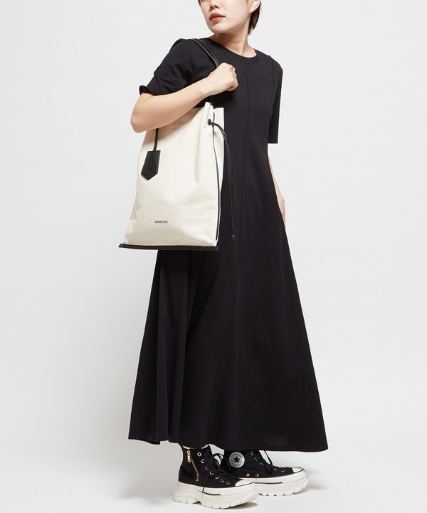 CANVAS GATHERED TOTE BAG 詳細画像 2