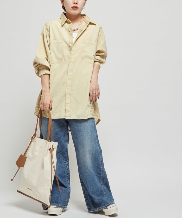 CANVAS GATHERED TOTE BAG 詳細画像 9