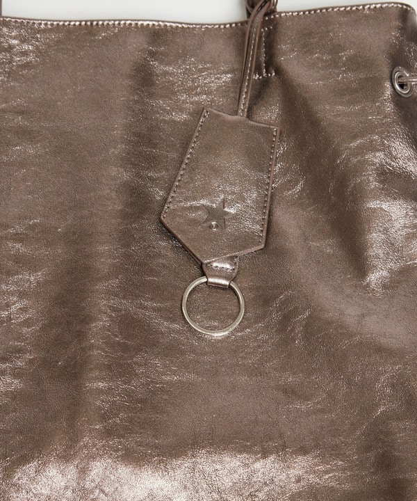 METALLIC GATHERED TOTE BAG 詳細画像 8