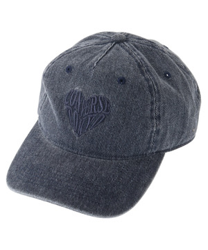 PIGMENT DYE DISTRESSED HEART LOGO CAP