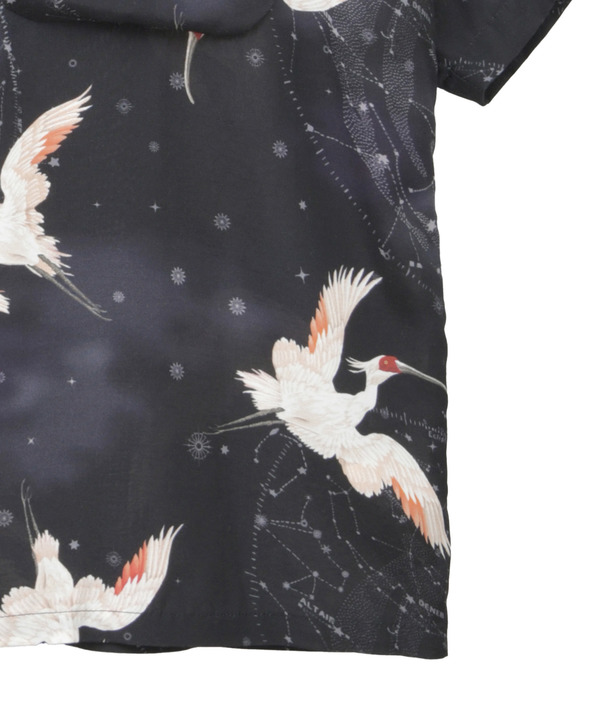 【NIPOALOHA】"朱鷺-TOKI" SHORT SLEEVE SHIRT 詳細画像 11