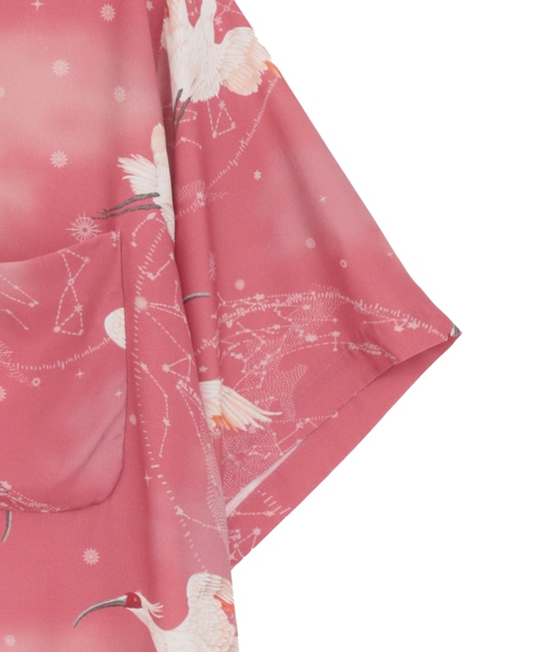 【NIPOALOHA】"朱鷺-TOKI" SHORT SLEEVE SHIRT 詳細画像 18