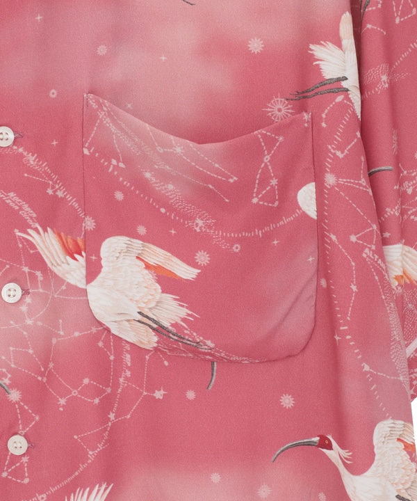 【NIPOALOHA】"朱鷺-TOKI" SHORT SLEEVE SHIRT 詳細画像 20