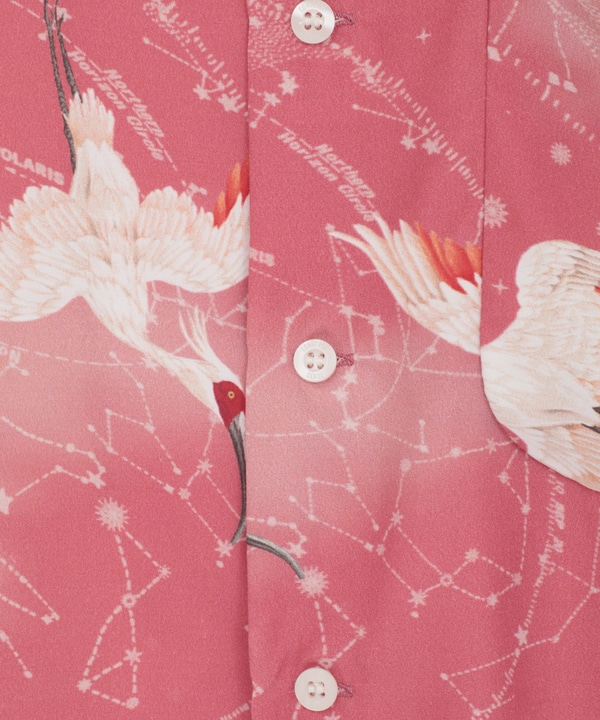 【NIPOALOHA】"朱鷺-TOKI" SHORT SLEEVE SHIRT 詳細画像 21