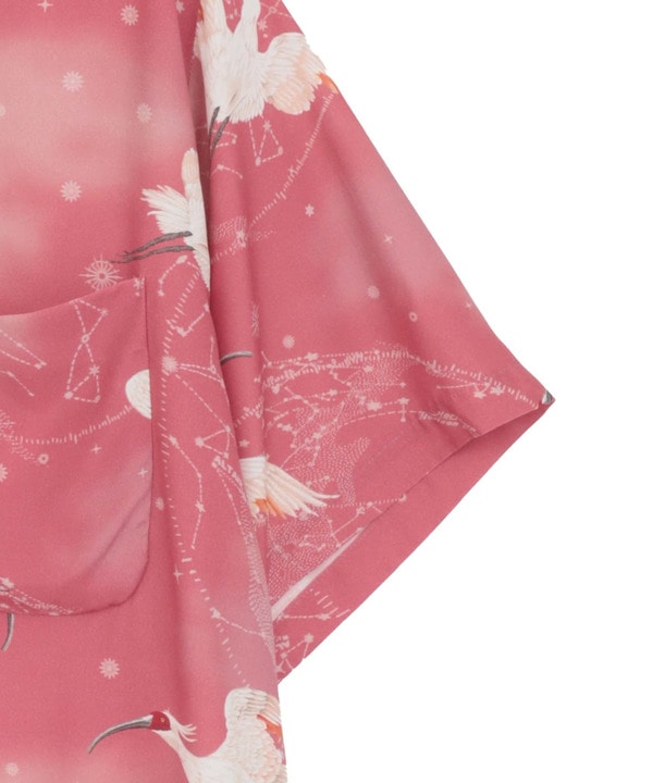 【NIPOALOHA】"朱鷺-TOKI" SHORT SLEEVE SHIRT 詳細画像 24