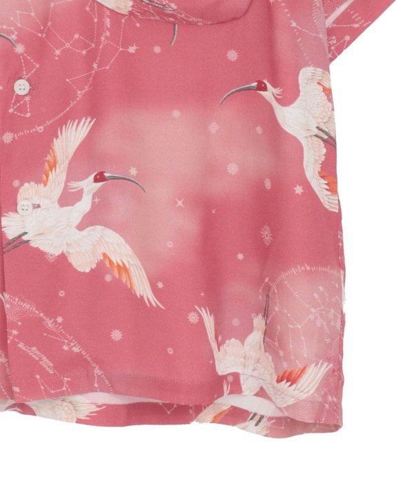 【NIPOALOHA】"朱鷺-TOKI" SHORT SLEEVE SHIRT 詳細画像 25