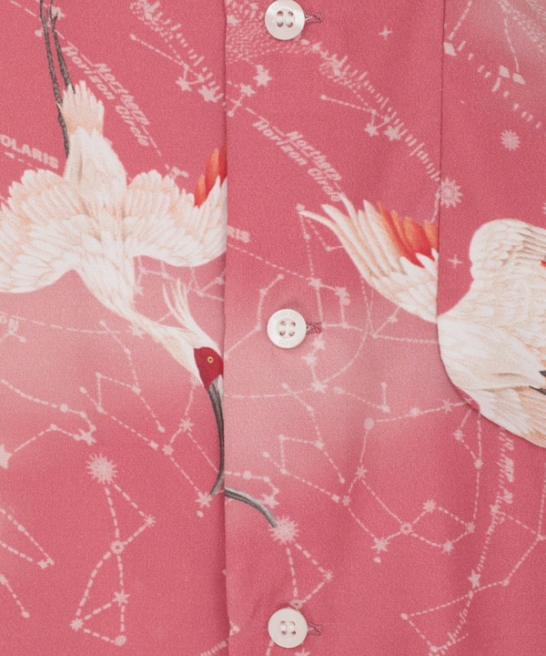 【NIPOALOHA】"朱鷺-TOKI" SHORT SLEEVE SHIRT 詳細画像 27