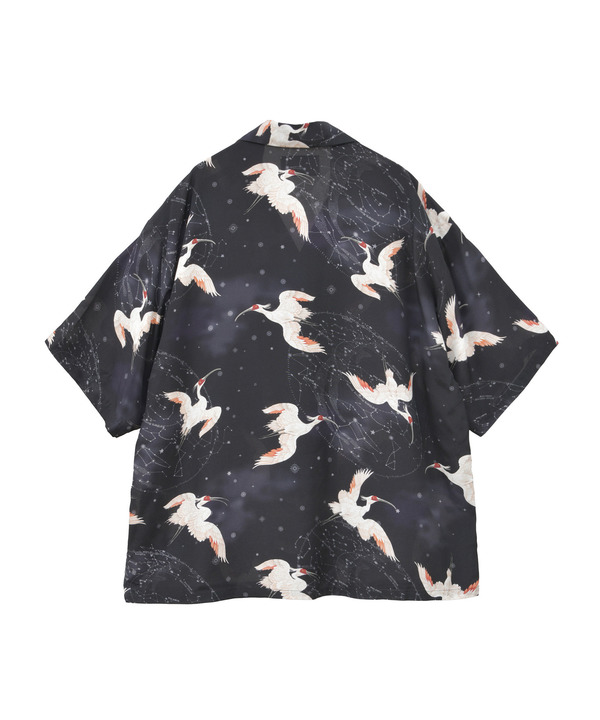 【NIPOALOHA】"朱鷺-TOKI" SHORT SLEEVE SHIRT 詳細画像 8