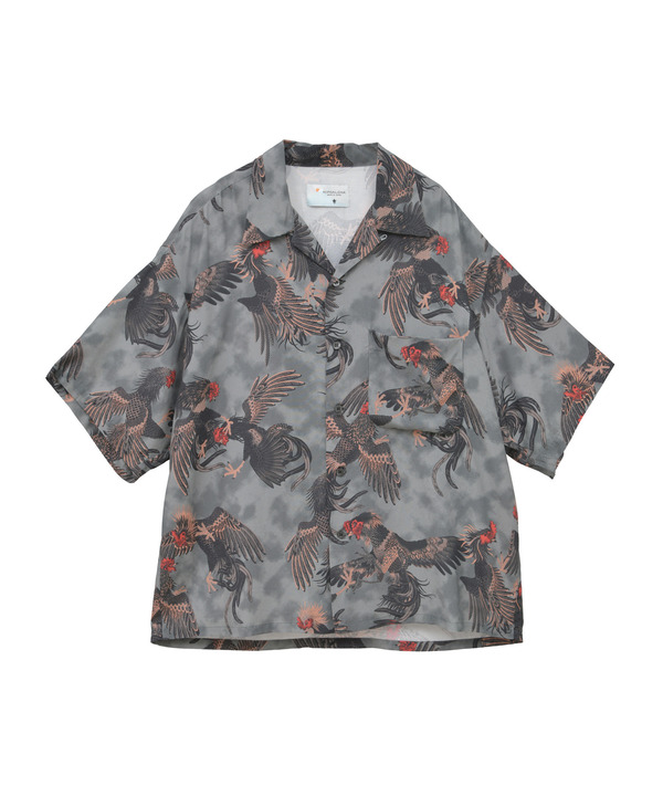 【NIPOALOHA】"軍鶏-SHAMO" SHORT SLEEVE SHIRT 詳細画像 13