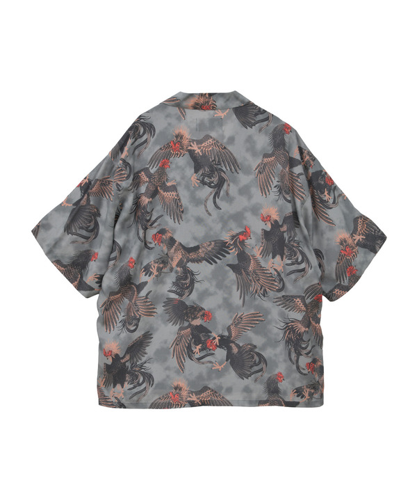【NIPOALOHA】"軍鶏-SHAMO" SHORT SLEEVE SHIRT 詳細画像 14