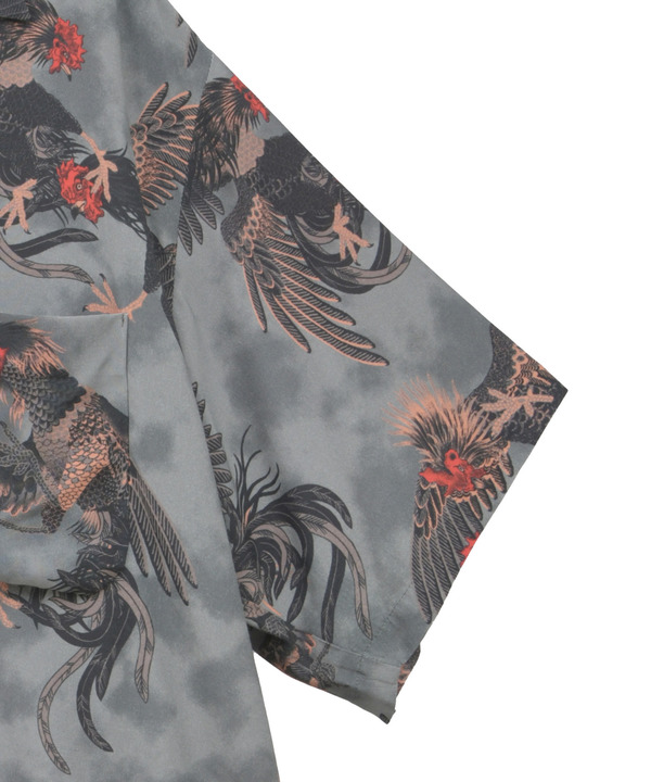 【NIPOALOHA】"軍鶏-SHAMO" SHORT SLEEVE SHIRT 詳細画像 16