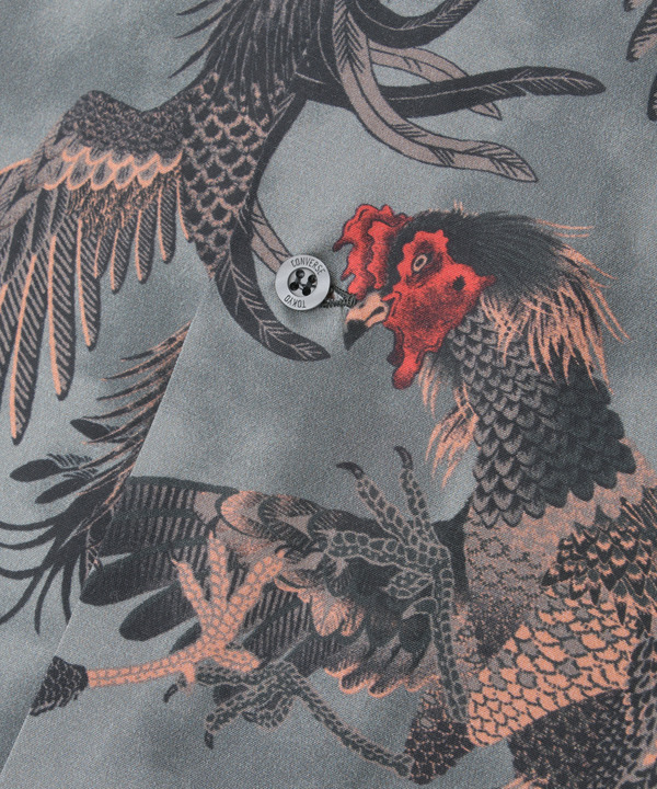 【NIPOALOHA】"軍鶏-SHAMO" SHORT SLEEVE SHIRT 詳細画像 18