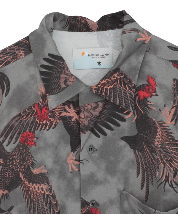 【NIPOALOHA】"軍鶏-SHAMO" SHORT SLEEVE SHIRT 詳細画像 23