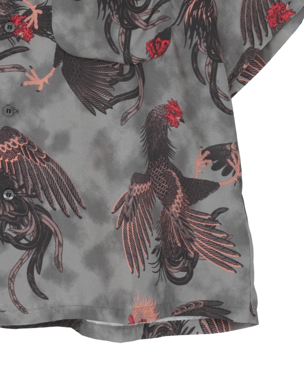 【NIPOALOHA】"軍鶏-SHAMO" SHORT SLEEVE SHIRT 詳細画像 25