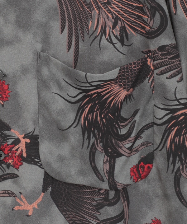 【NIPOALOHA】"軍鶏-SHAMO" SHORT SLEEVE SHIRT 詳細画像 26