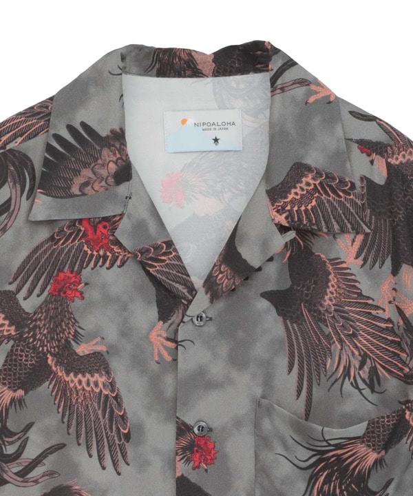 【NIPOALOHA】"軍鶏-SHAMO" SHORT SLEEVE SHIRT 詳細画像 28