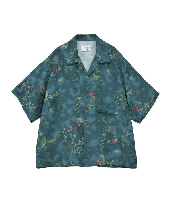 【NIPOALOHA】"軍鶏-SHAMO" SHORT SLEEVE SHIRT 詳細画像 5