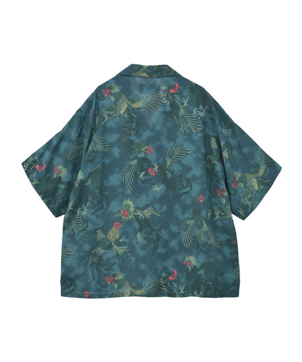 【NIPOALOHA】"軍鶏-SHAMO" SHORT SLEEVE SHIRT 詳細画像 6