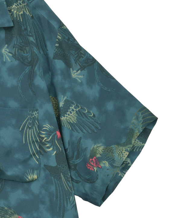 【NIPOALOHA】"軍鶏-SHAMO" SHORT SLEEVE SHIRT 詳細画像 8
