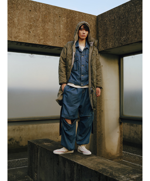 【TAION】MILITARY STAR★ QUILTING ＆ BOA REVERSIBLE COAT(UNISEX) 詳細画像 4