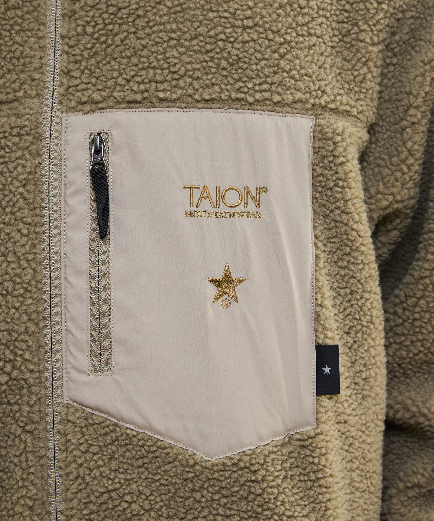 TAION】MILITARY STAR☆ QUILTING ＆ BOA REVERSIBLE COAT