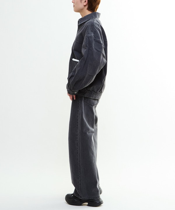 【KURO】DENIM JACKET/ GREY 詳細画像 13