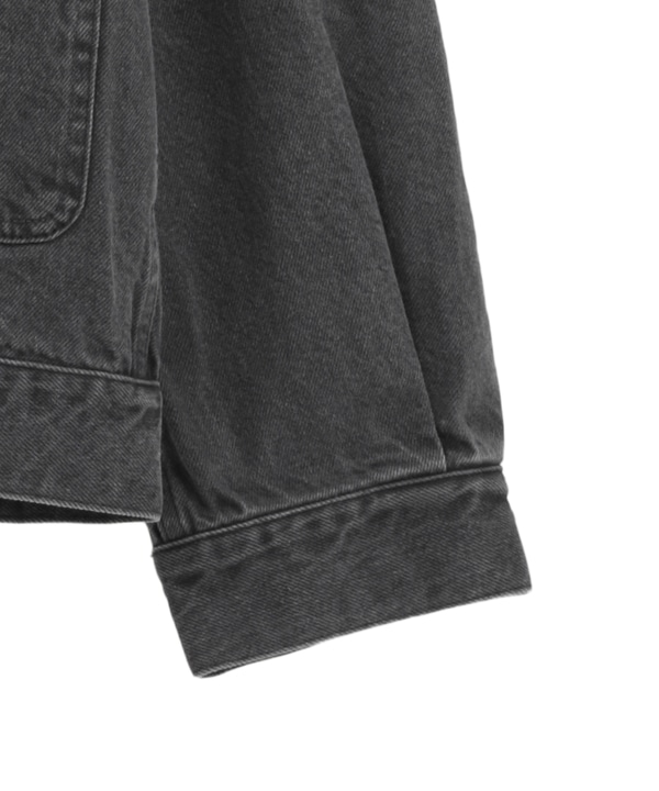 【KURO】DENIM JACKET/ GREY 詳細画像 4