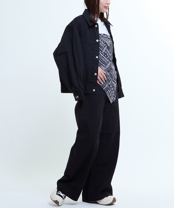 【KURO】DENIM JACKET / BLACK 詳細画像 13