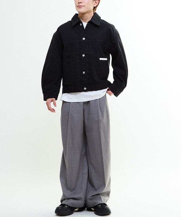 【KURO】DENIM JACKET / BLACK 詳細画像 20