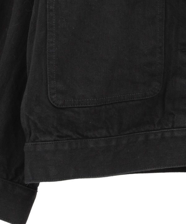 【KURO】DENIM JACKET/ BLACK 詳細画像 5