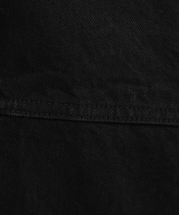 【KURO】DENIM JACKET / BLACK 詳細画像 8