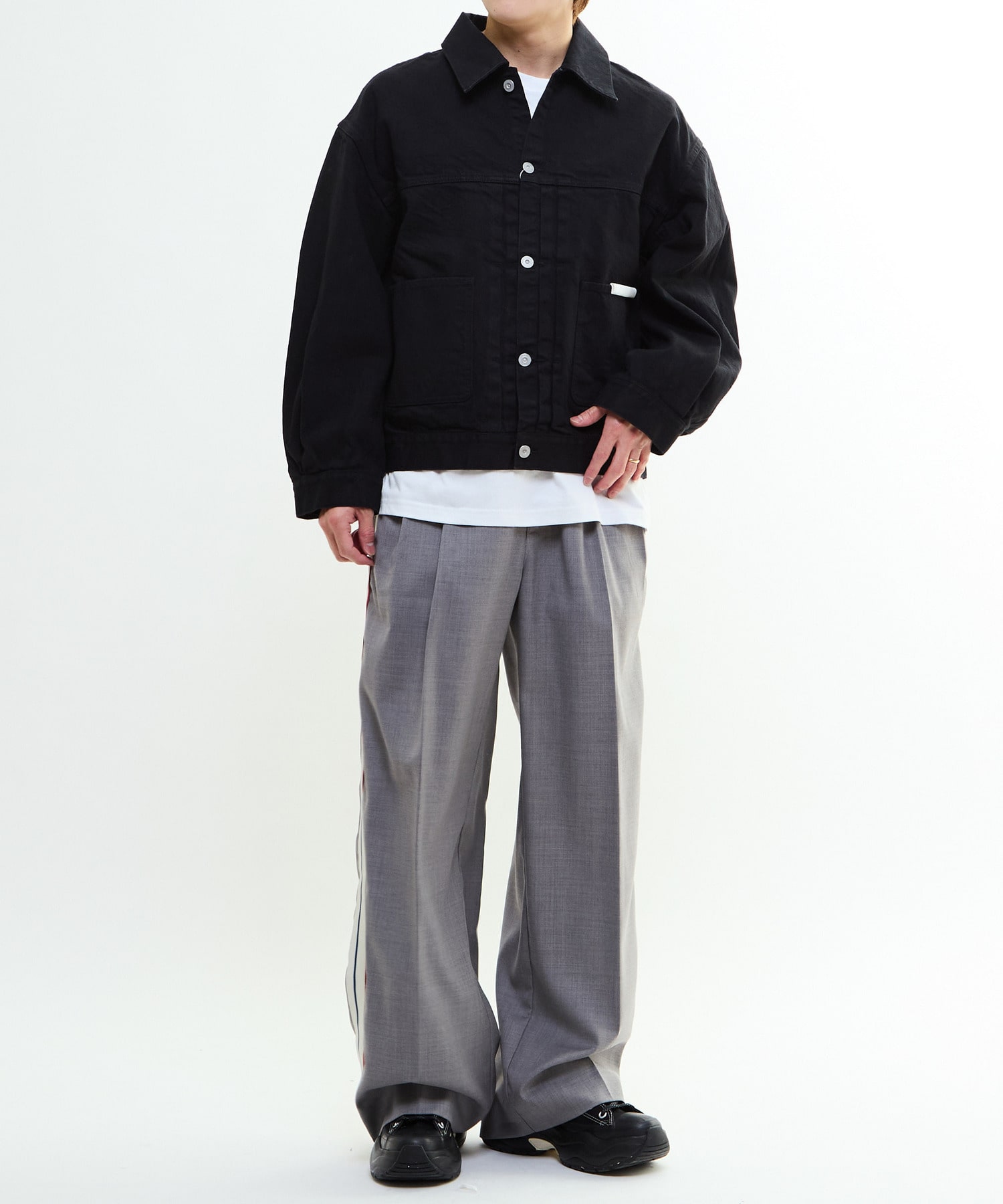 KURO】DENIM JACKET / BLACK｜CONVERSE TOKYO (コンバース