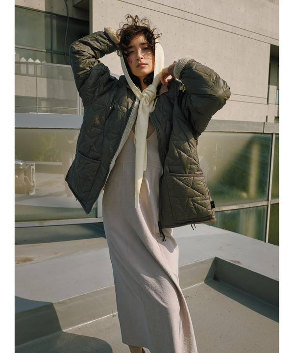 【TAION】MILITARY STAR★ QUILTING ＆ BOA REVERSIBLE JACKET(UNISEX) 詳細画像 2