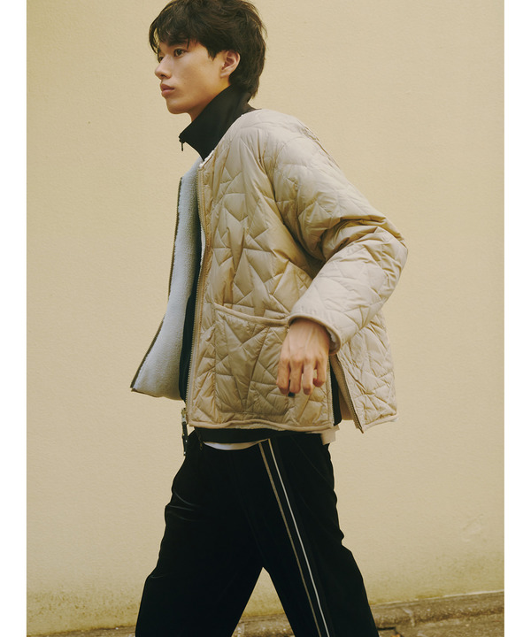 【TAION】MILITARY STAR★ QUILTING ＆ BOA REVERSIBLE JACKET(UNISEX) 詳細画像 3